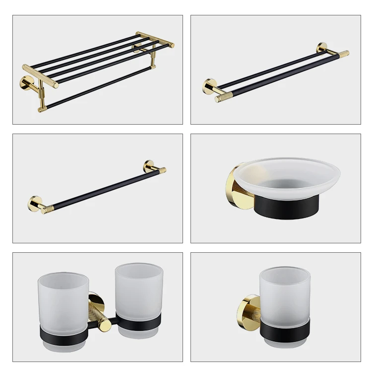 bathroom accessories set stainless steel