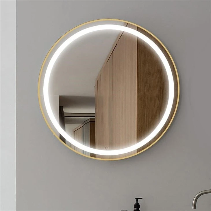 gold framed bathroom mirrors